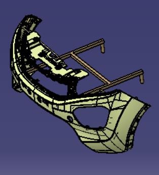 Bumper Paint Jig - Lower Trim Hanger