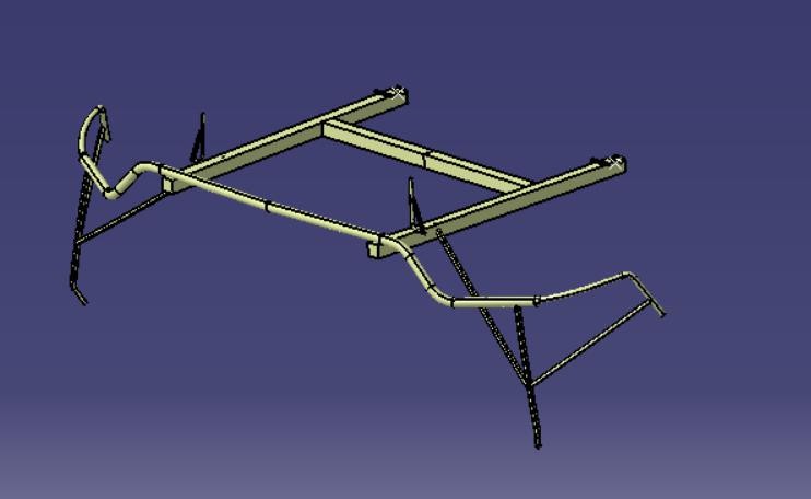 Bumper Paint Jig - Rear Cover Support